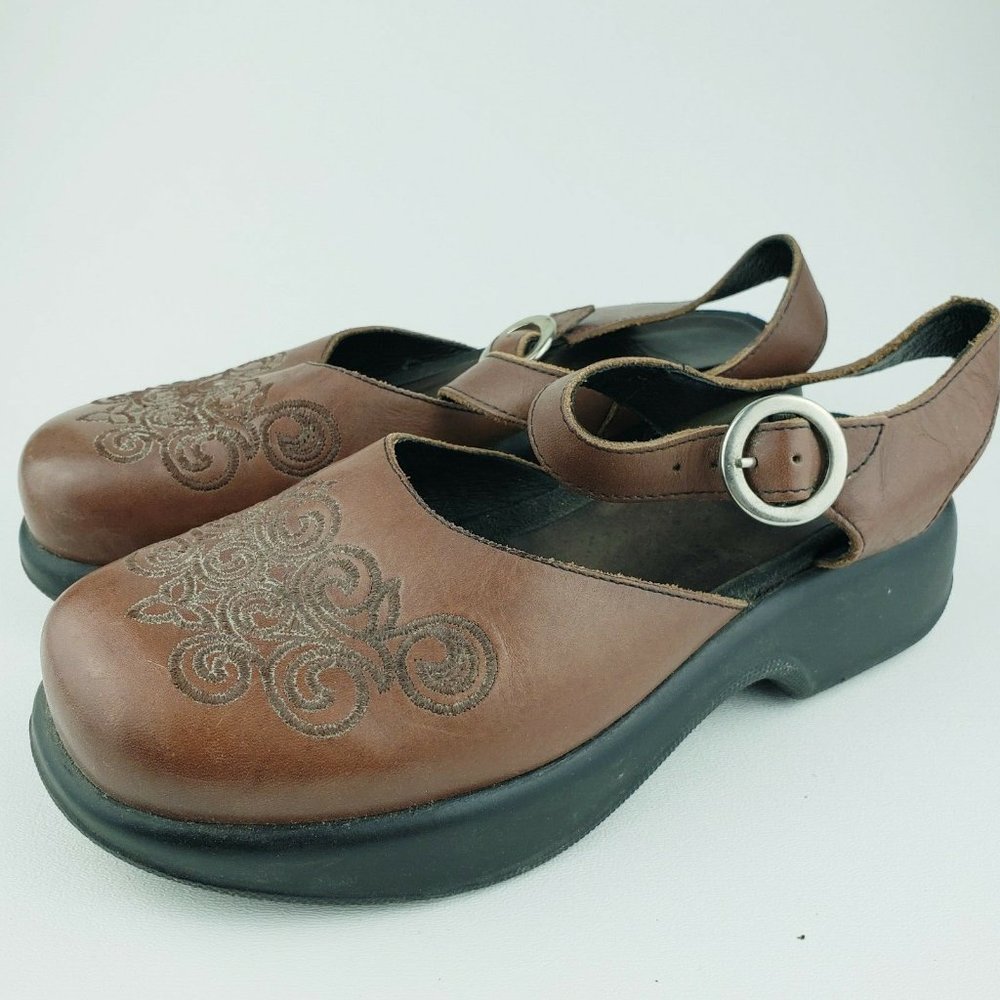 Dansko Closed Toe with Strap Mary Jane Clog Sandal